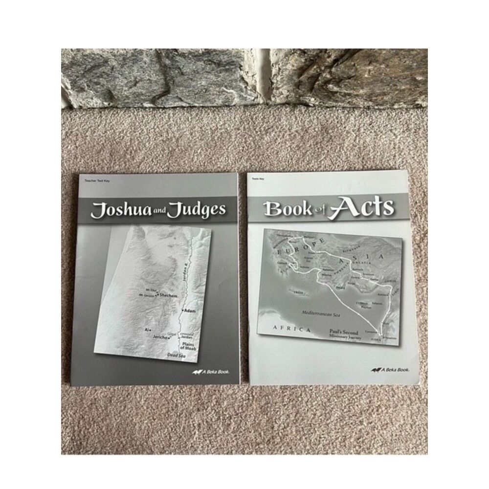 Abeka Grade 8 Bible Joshua and Judges and Book of Acts Teacher Test Key New